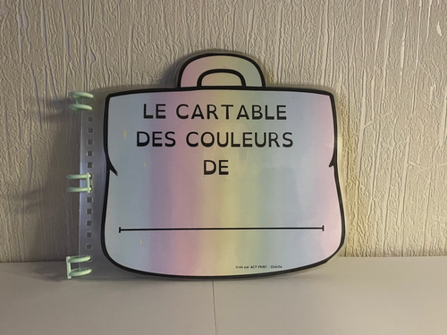 Cartable pédagogique - Les couleurs | Thème transports